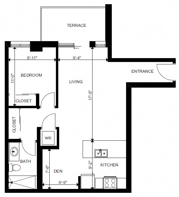 Floor Plans of Yello on Yates in Victoria, BC