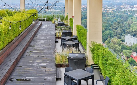 Nomad Living Mítikah Roof Garden at Nomad Mítikah, Río Churubusco 601 Xoco, Mexico City