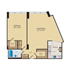1 Bed - 1 Bath | A12