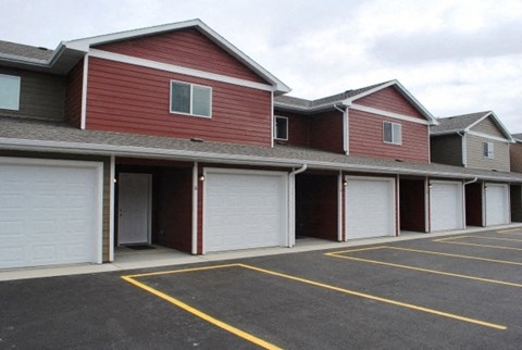Garage at Benson Village Townhomes Apartments, Sioux Falls, 57104