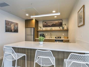 Fully Furnished Kitchen at The Fowler, Boise, ID