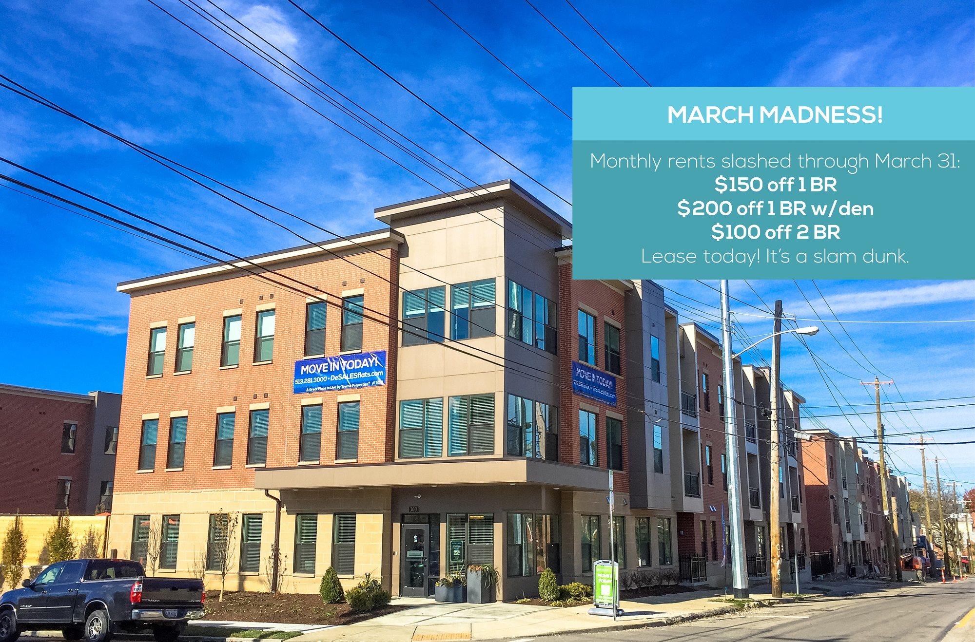 Desales Flats Apartments in Walnut Hills Cincinnati, OH