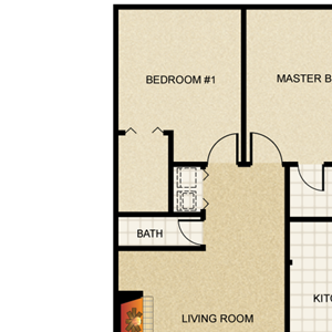 2 BED 2 BATH