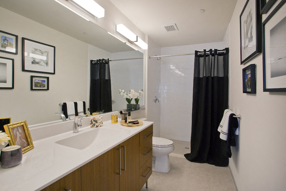 Master Bath at Yonkers, NY Luxury Apartment for Rent