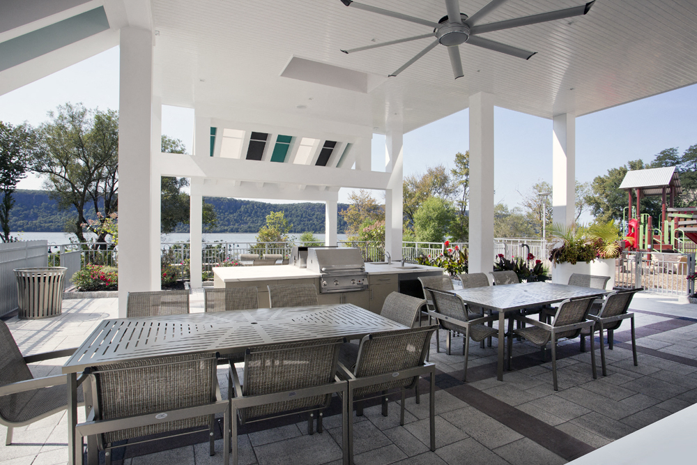 The BBQ Grill Pavilion at River Tides rentals in Yonkers, NY