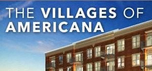 a rendering of the villages apartment building
