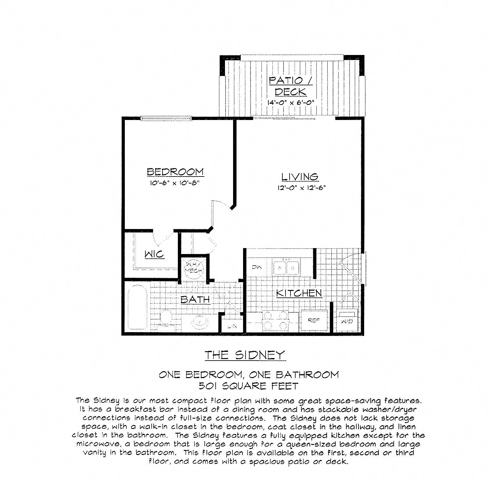 The Sidney Floor Plan 1