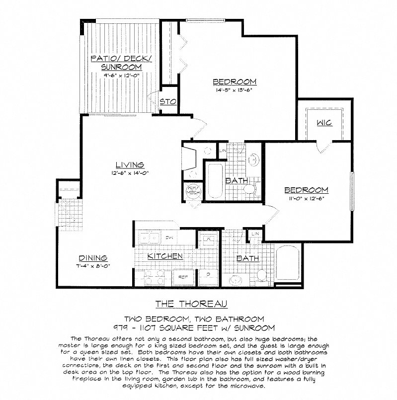 The Thoreau Floor Plan 4