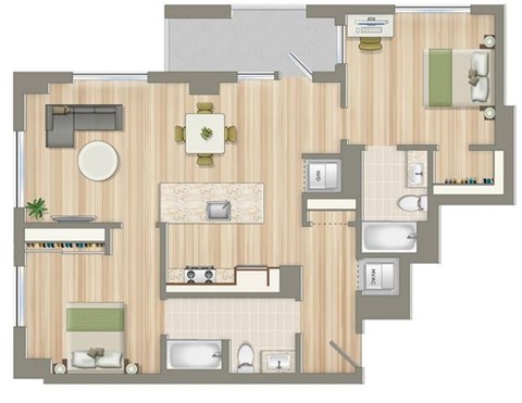 880 New Jersey Ave SE Studio-3 Beds Apartment for Rent - Photo Gallery 41