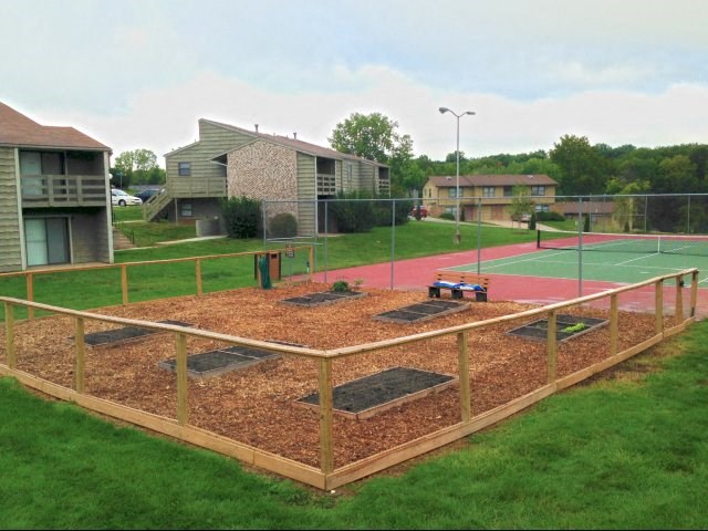 Community Garden & Tennis Court