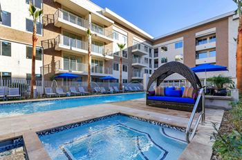 Heated pool and spa