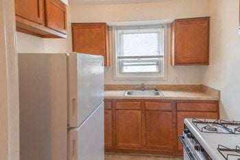 updated kitchen in apartment