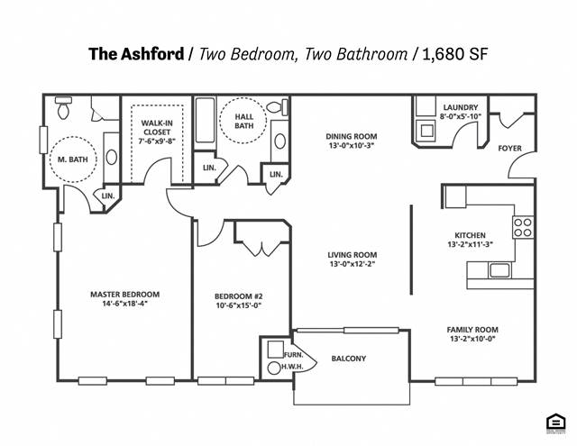 2-bedroom apartment at The Residences At Brookside Commons 128 Apartments in Owings Mills, MD
