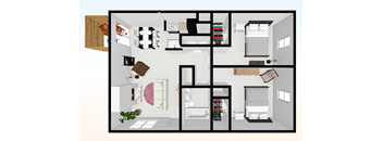 2 Bedroom, 1 Bath Bungalow