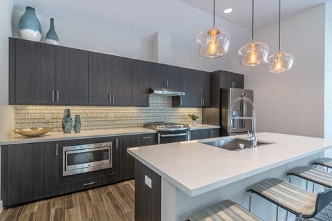 Gourmet Kitchen at Beverly Plaza Apartments, Long Beach, CA, 90815