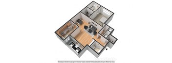 FLOORPLAN-C at Bixby Hill Apartments, Long Beach, CA, 90815