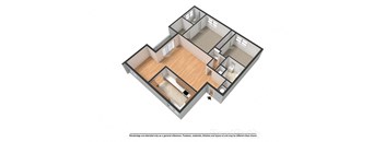 FLOORPLAN-H at Bixby Hill Apartments, Long Beach, CA