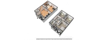 FLOORPLAN-K at Bixby Hill Apartments, Long Beach, California