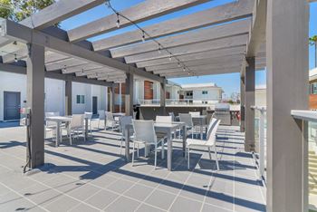 Barbecue And Grilling Station at Bixby Hill Apartments, Long Beach, California