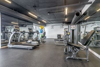 Two Level Fitness Center at Bixby Hill Apartments, Long Beach, CA, 90815