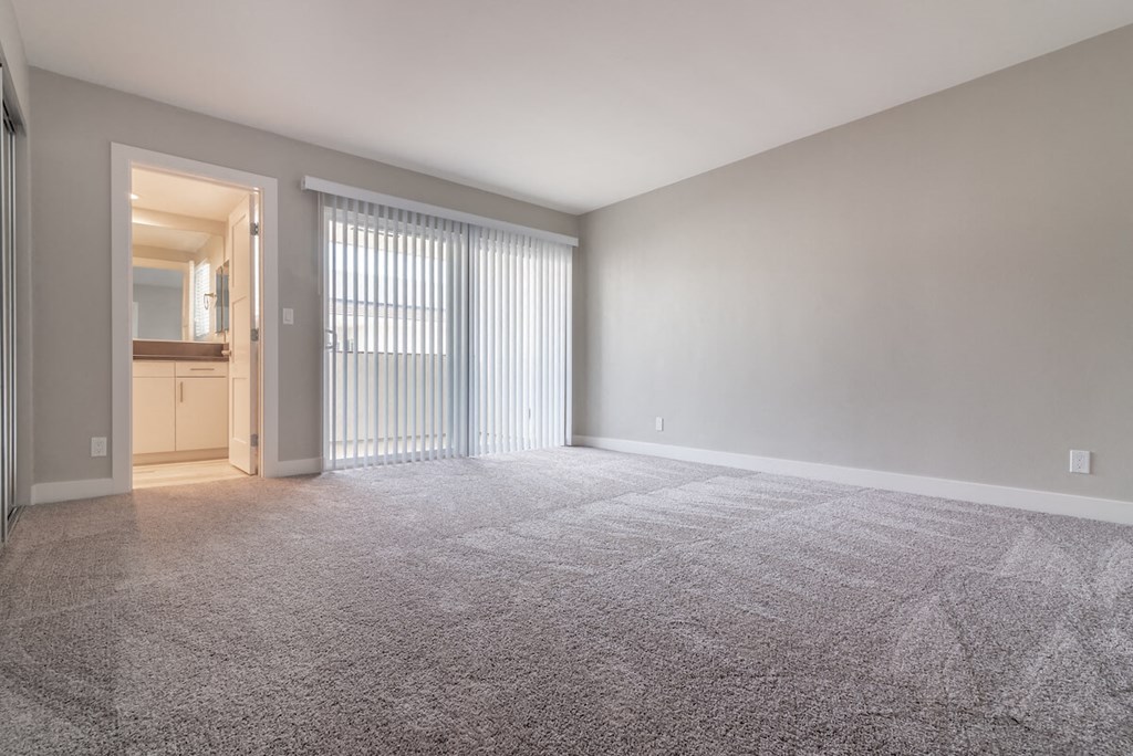 Carpeted Living Area at Bixby Hill Apartments, California