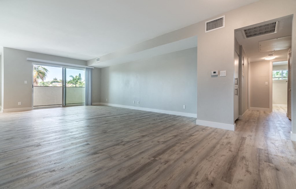 Wood Floor Living Room at Bixby Hill Apartments, Long Beach, 90815