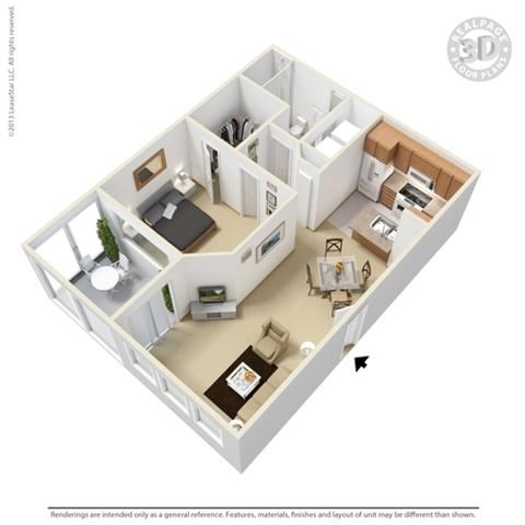 Andover 3D Floor Plan Andover 3D Floor Plan at The Adelaide, Florida