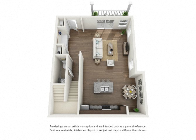 Luxury townhouse  floor plan in Virginia Beach, VA