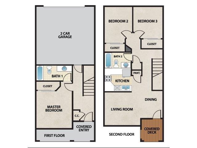 Floorplan Floorplan at Cantata at the Trails Apartments, Albuquerque, 87114