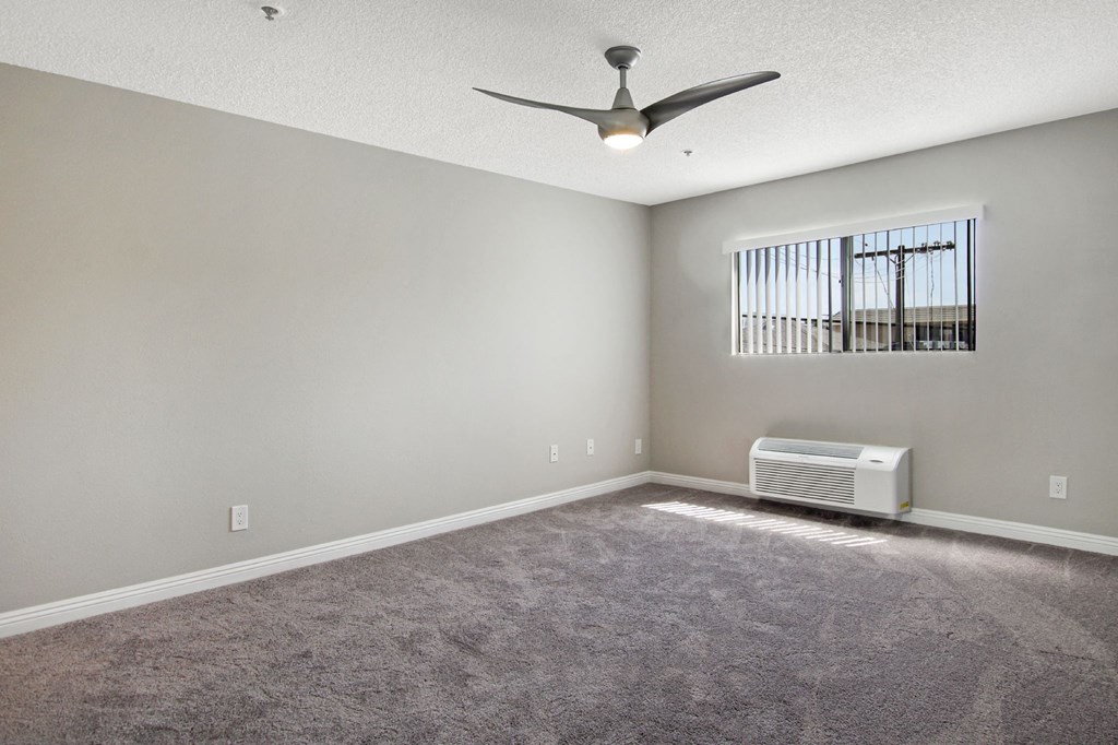 Carpeted Bedroom at Canby Court, Northridge, California