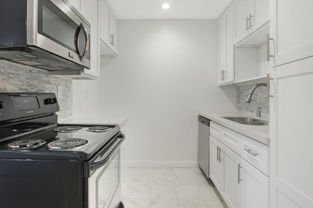 Stainless Steel Appliances at Canby Court, Northridge, California
