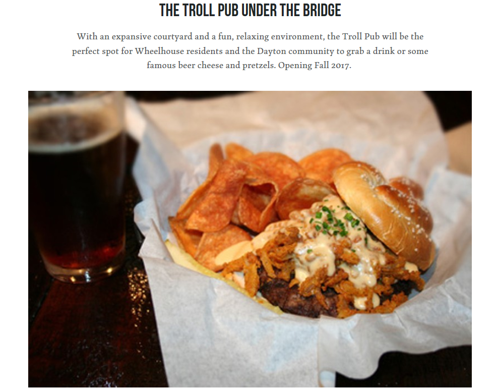 the trail pub under the bridge with an expansive communal and fun drinking environment the