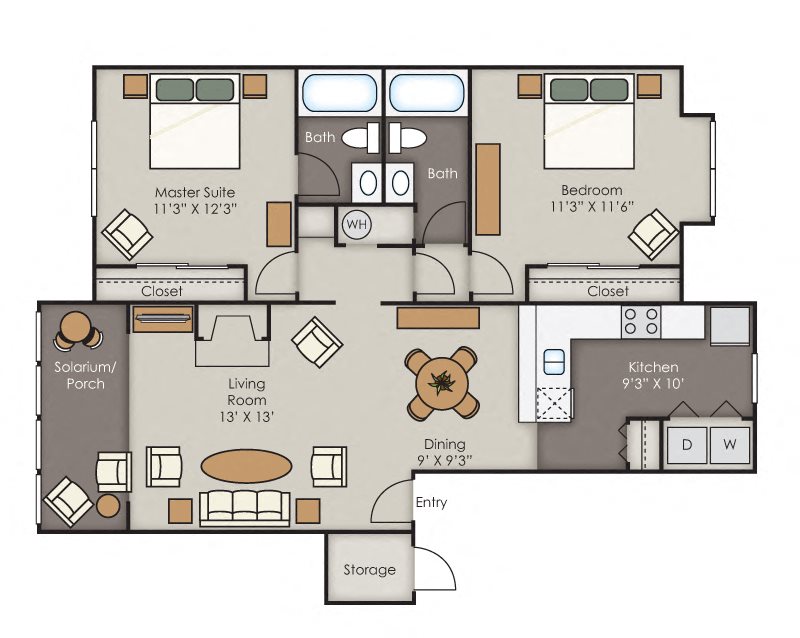 B2 Floor Plan 3