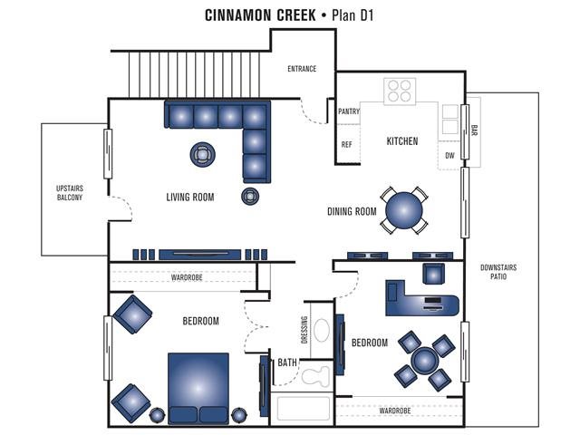 Plan D1 Floor Plan 5