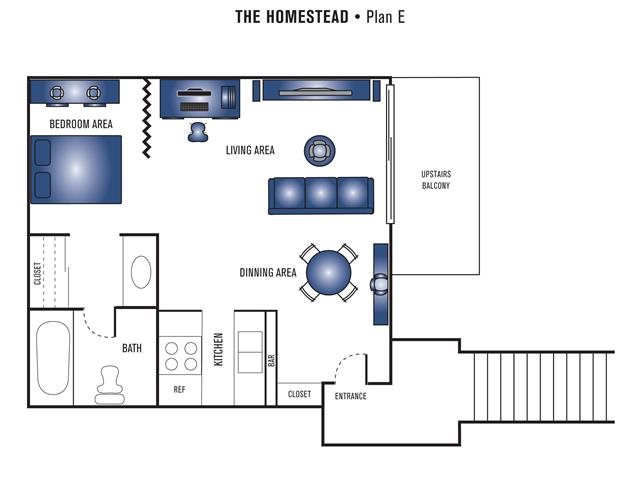 Floor Plans of The Homestead in Fullerton, CA