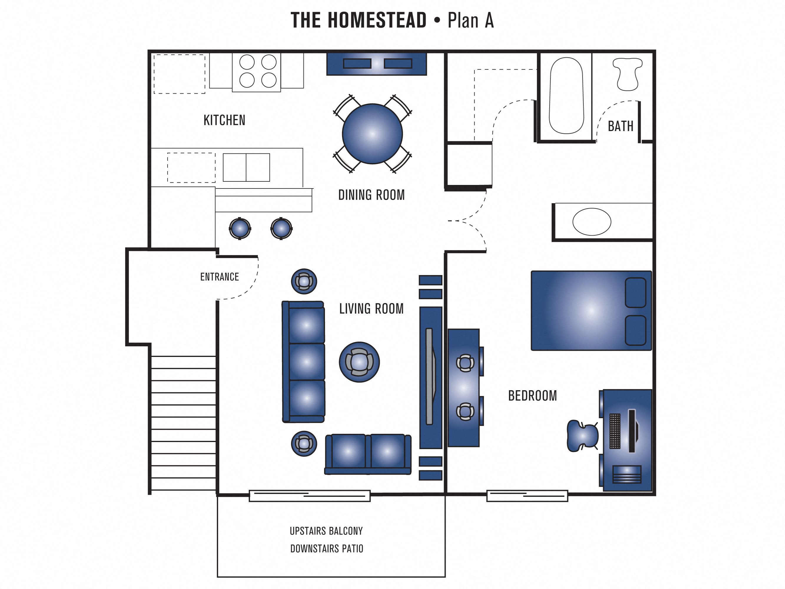 Floor Plans of The Homestead in Fullerton, CA