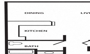 2 Bedroom 1.5 Bathroom