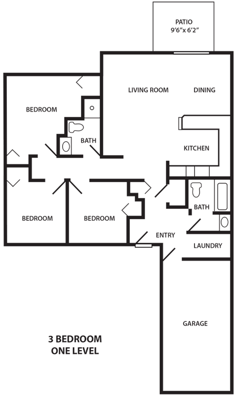 Ridgeway Lane NE 2-3 Beds Townhouse for Rent - Photo Gallery 12