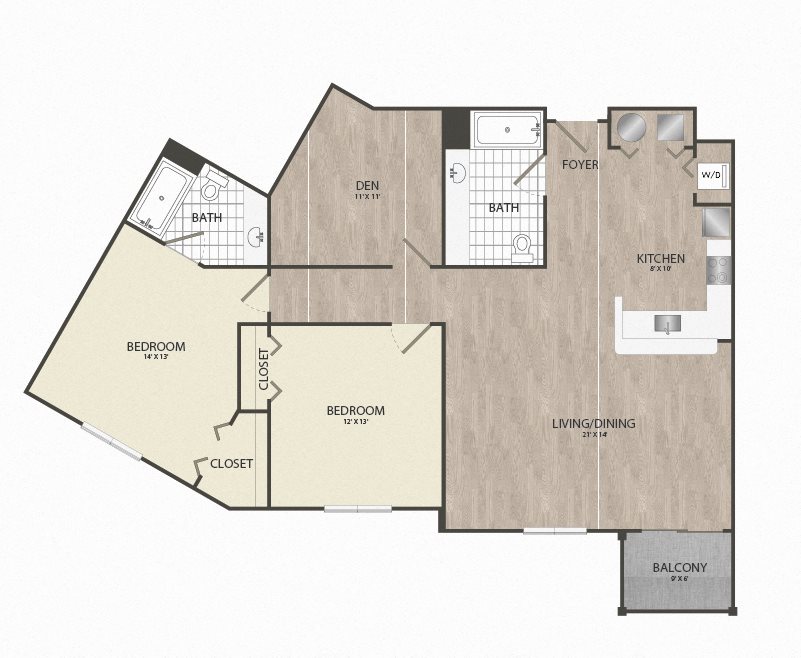 Artena Manassas - 2C Floorplan