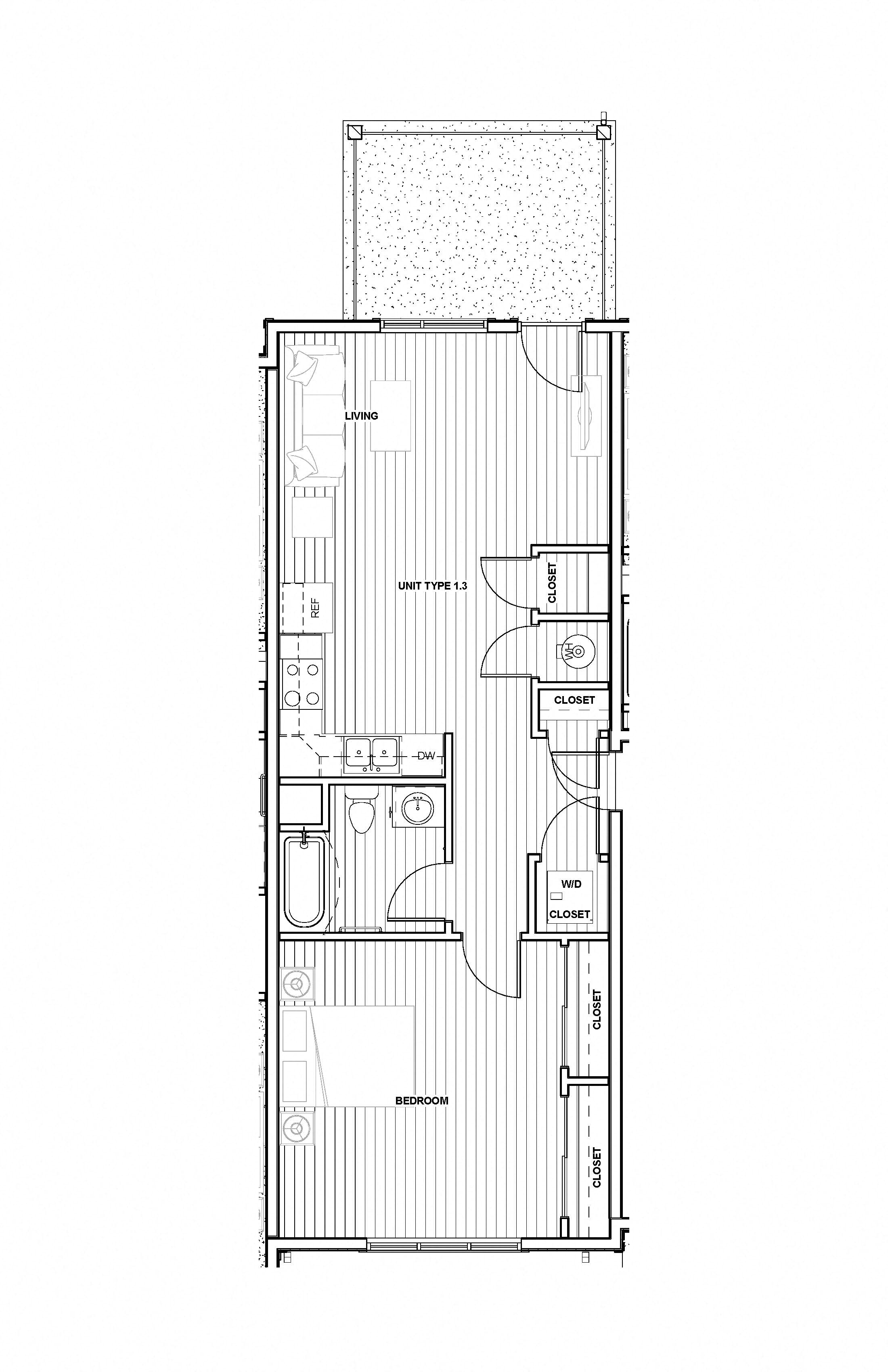 1 bedroom 1 bath