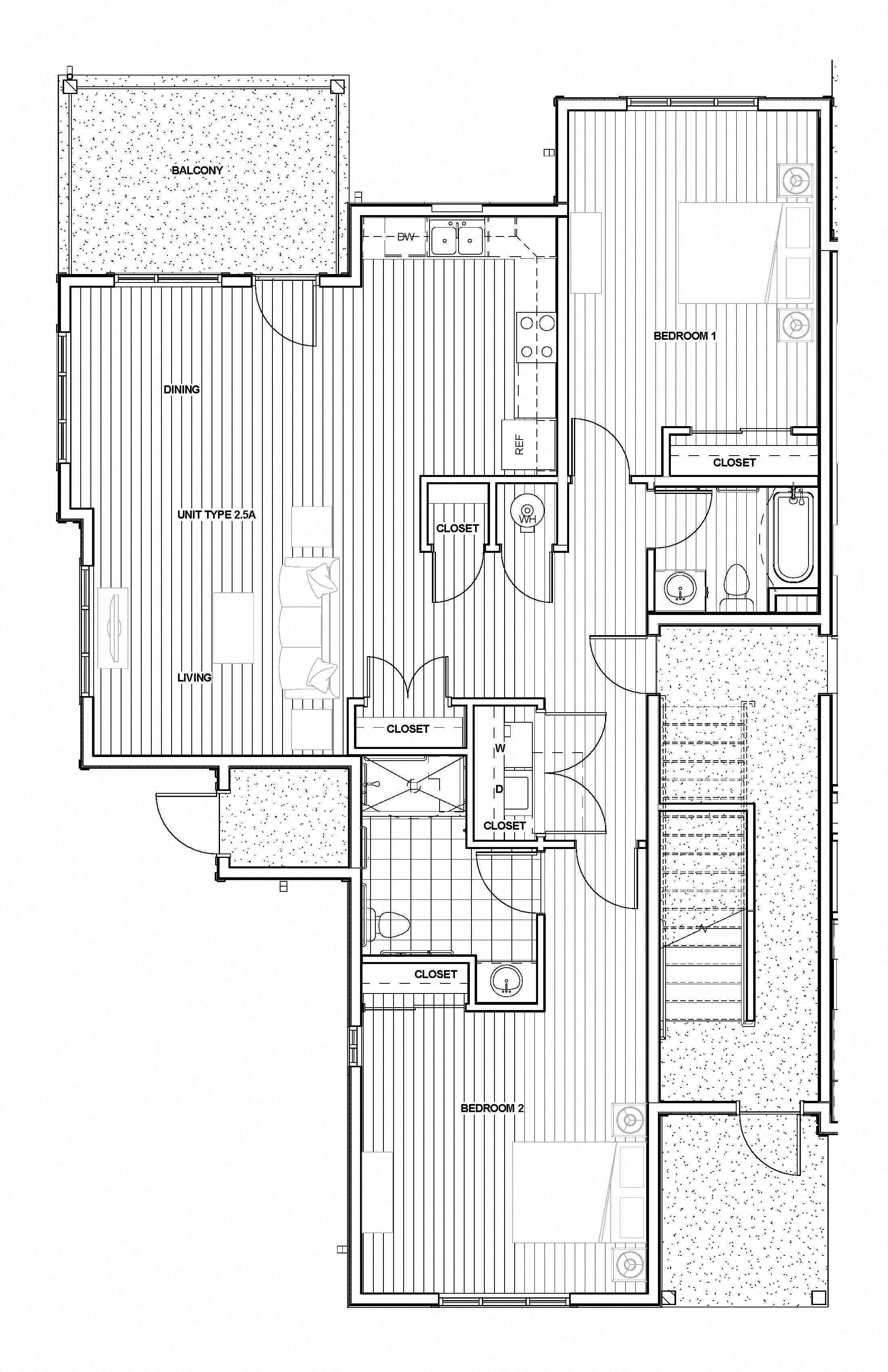 2 bedroom 2 bath