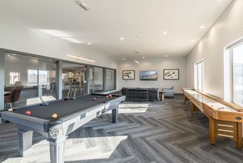 Enjoy the game room with a couple of friends Game Room in Clubhouse