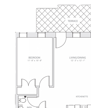 1 Bed 1 Bath