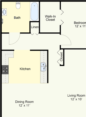 AVON - ONE BEDROOM ONE BATH