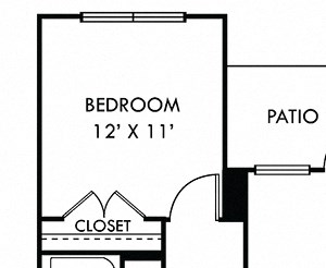 The Barton The Barton 3 bedroom apartment. Kitchen with bartop open to living & dining rooms. 2 full bathrooms, double vanity in guest bathroom. Walk-in closet in master. Patio/balcony.