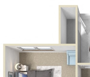 1 Bedroom Silverado Crossing Apartments 1 Bedroom Floor Plan available at Silverado Crossings