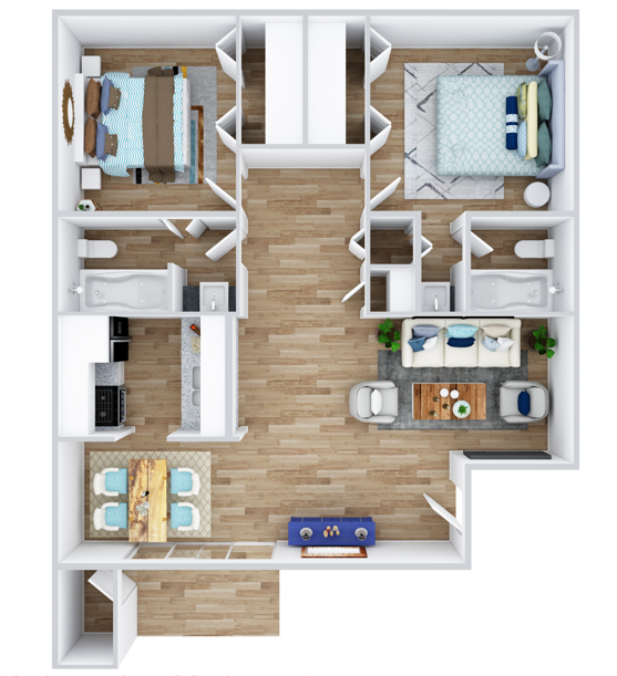 2 Bed - 2 Bath