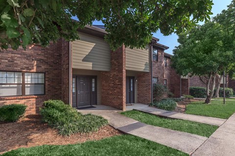 our apartments offer a walkway to the front door