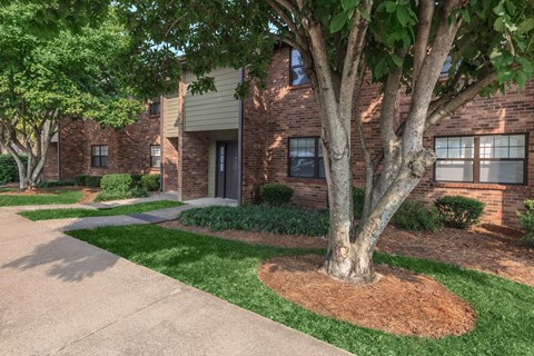 our apartments offer a walkway to the front of the building