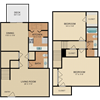 2 Bed 1.5 Bath
